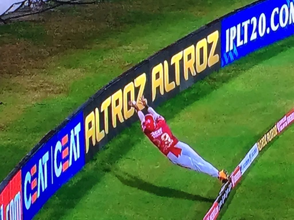 Nicholas Puran Saves Six By Diving Like Superman Batsman Shocked