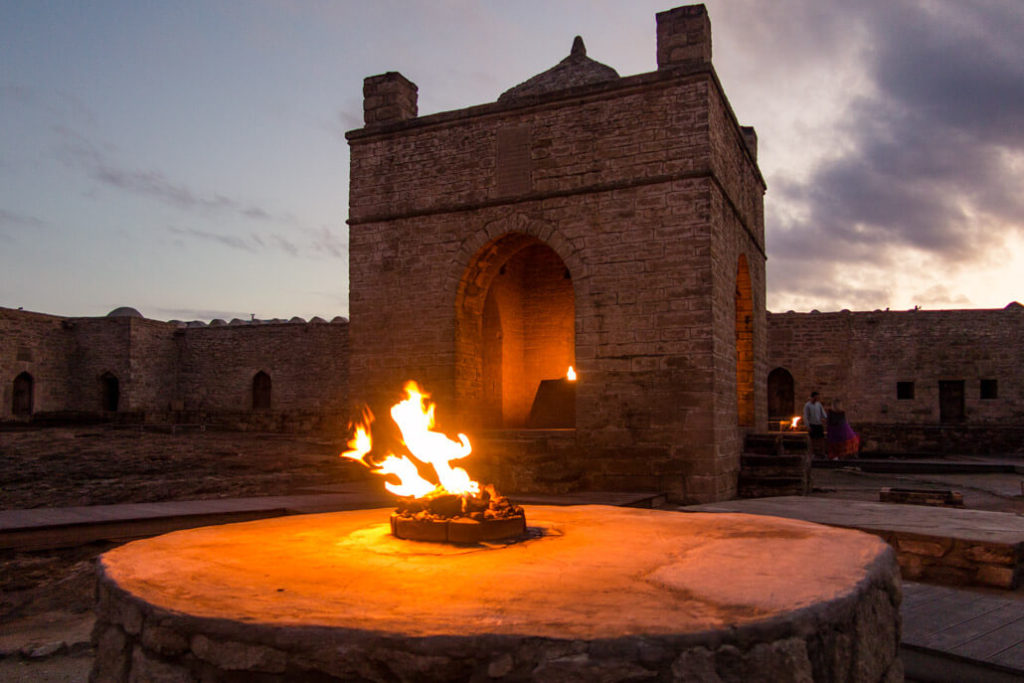 Azerbaijan Ancient Durga Temple Now Called Temple Of Fire Ateshgah