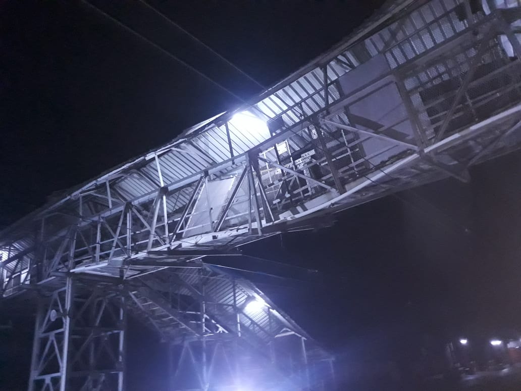 Goods Train Accident In Soro Railway Station