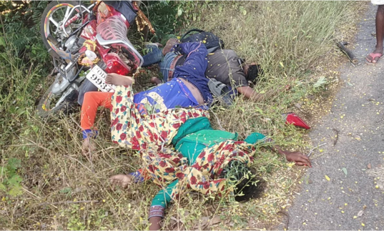 Four Riding A Bike, Three Dead At MV 16 Of Malkangiri