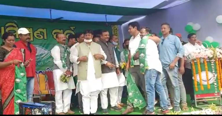 BJP, JMM, Congress Supporters Join BJD At Morada