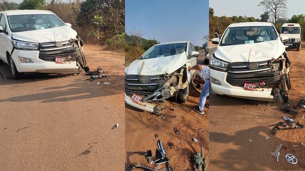 Odisha Textile Minister Padmini Dian's Car Accident In Koraput