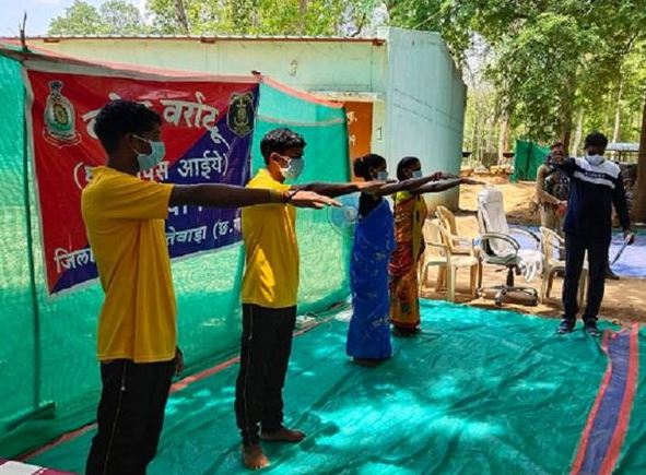 4 Naxals Surrendered In Dantewada After Covid Positive