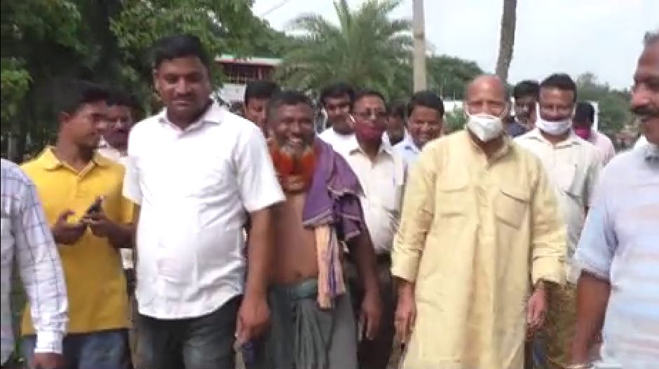 Badachana MLA In Flood Affected Area