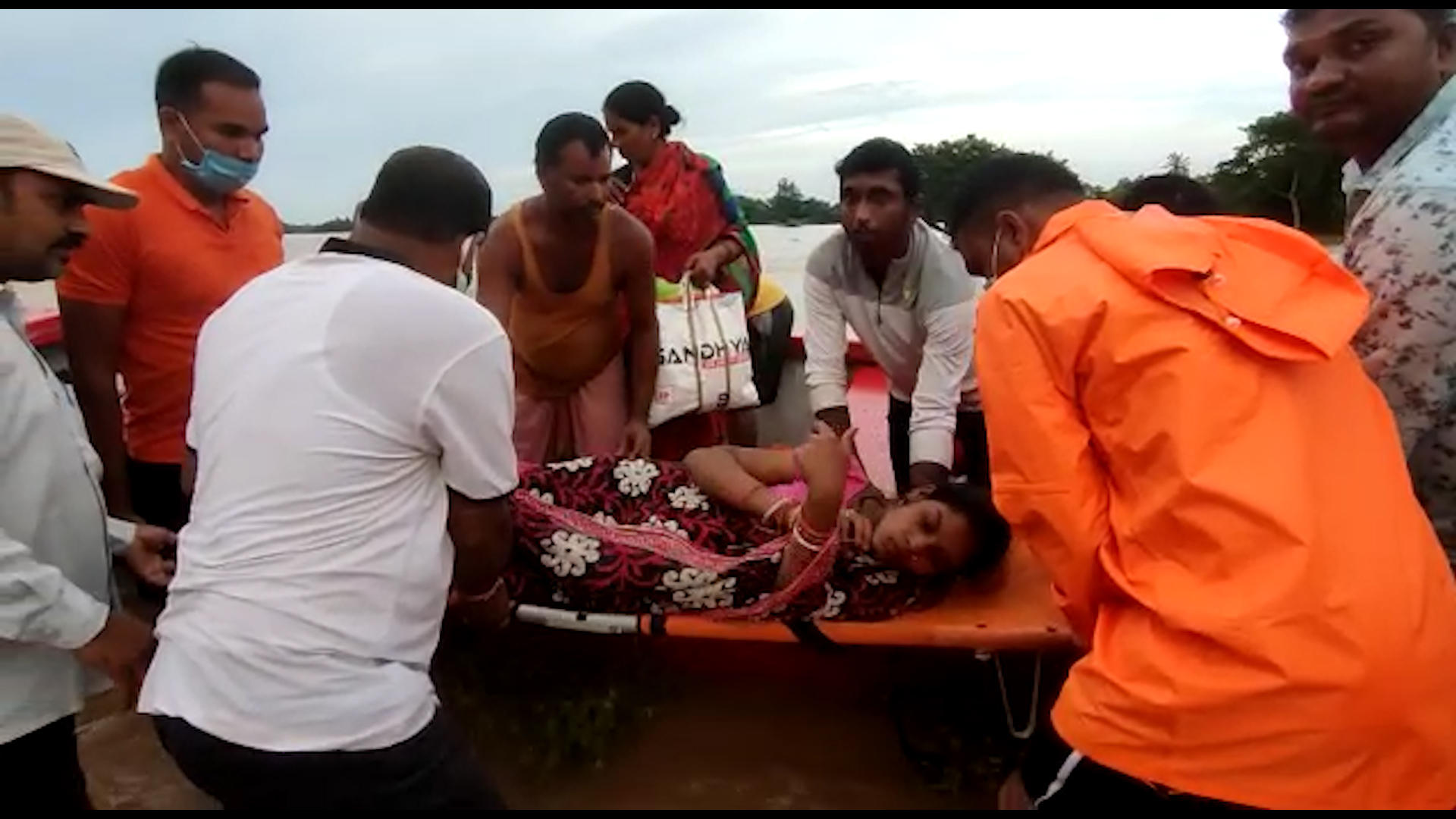 Balasore MLA Rescued Pregnant Women From Flood Water 