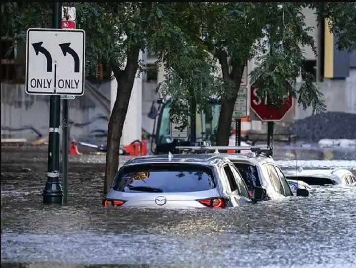 Heavy Rain In Newyork Hurricane Ida