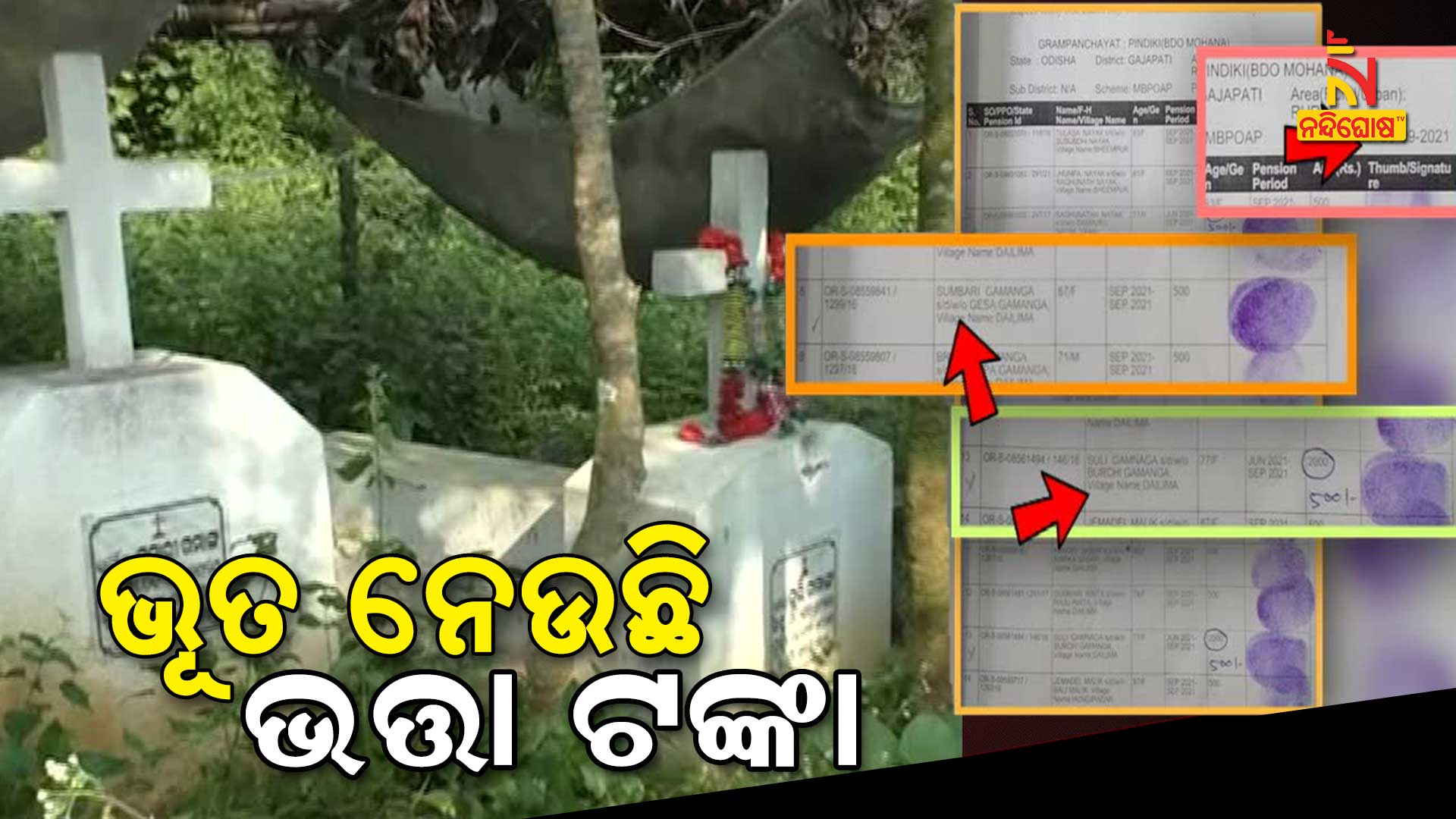 Allowance Has Given To Dead Person In Gajapati With Fingerprint
