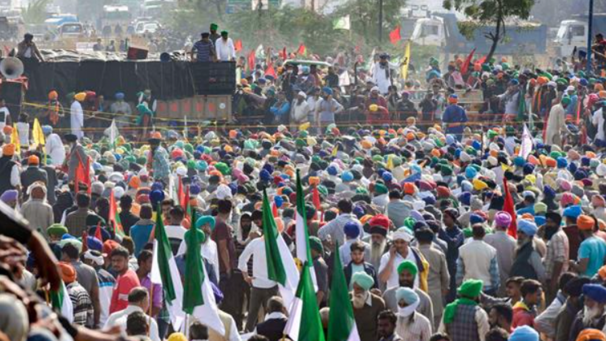 farmers protest