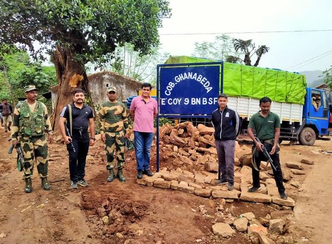 BSF Established An Camp At Ghanbeda Of Swabhiman Area