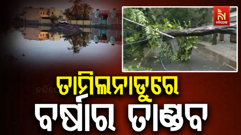 ତାମିଲନାଡୁରେ ଲଘୁଚାପ ଜନିତ ବର୍ଷାର ତାଣ୍ଡବ
