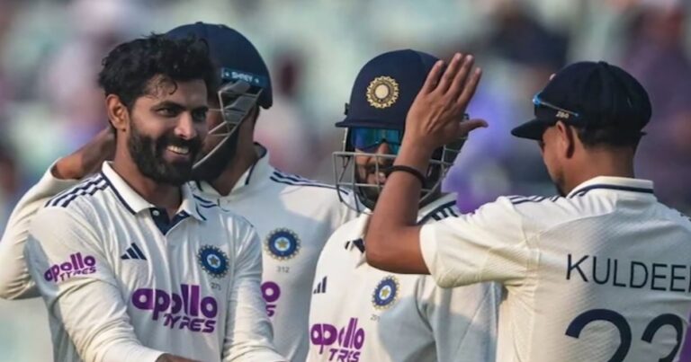 ରୋମାଞ୍ଚକର ସ୍ଥିତିରେ କୋଲକାତା ଟେଷ୍ଟ, ଭାରତ ଆଗରେ ୧୨୪ ରନର ଟାର୍ଗେଟ୍