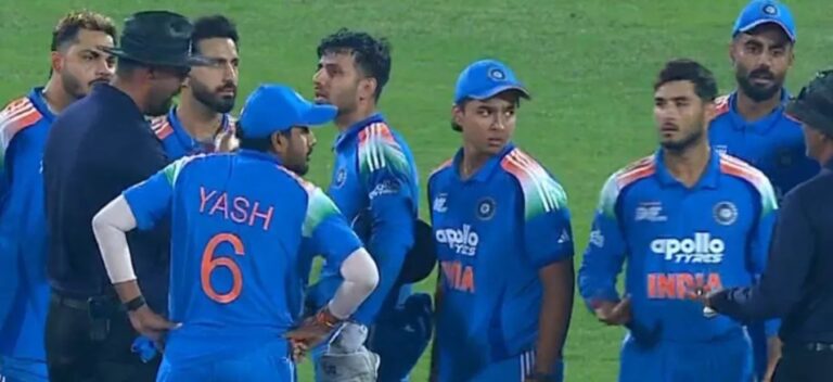 ଭାରତ ପାକିସ୍ତାନ ମ୍ୟାଚ୍ ବେଳେ ହାଇଭୋଲଟେଜ୍ ଡ୍ରାମା : କ୍ୟାଚ୍ ଧରିବା ପରେ ବି ନଟ୍ଆଉଟ୍