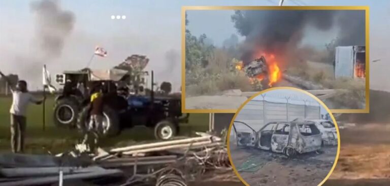 ଇଥାନଲ୍ କାରଖାନାକୁ ନେଇ ଦଙ୍ଗା : ଜଳିଗଲା ୧୮ ଗାଡି, ୫୦ ଚାଷୀ ଆହତ