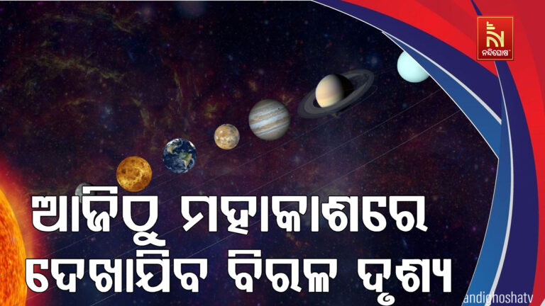 ଆଜିଠୁ ମହାକାଶରେ ଦେଖାଯିବ ବିରଳ ଦୃଶ୍ୟ ; ଗୋଟିଏ ଧାଡ଼ିରେ ରହିବେ ୬ ଗ୍ରହ